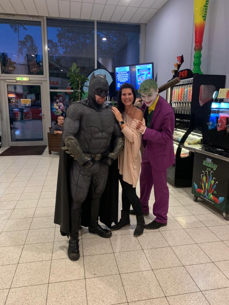 Batman und Joker im Cinewood